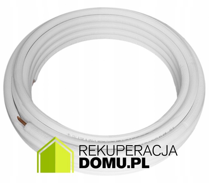 Medené potrubie pre klimatizáciu, 1/4 potiahnuté, 25 metrov
